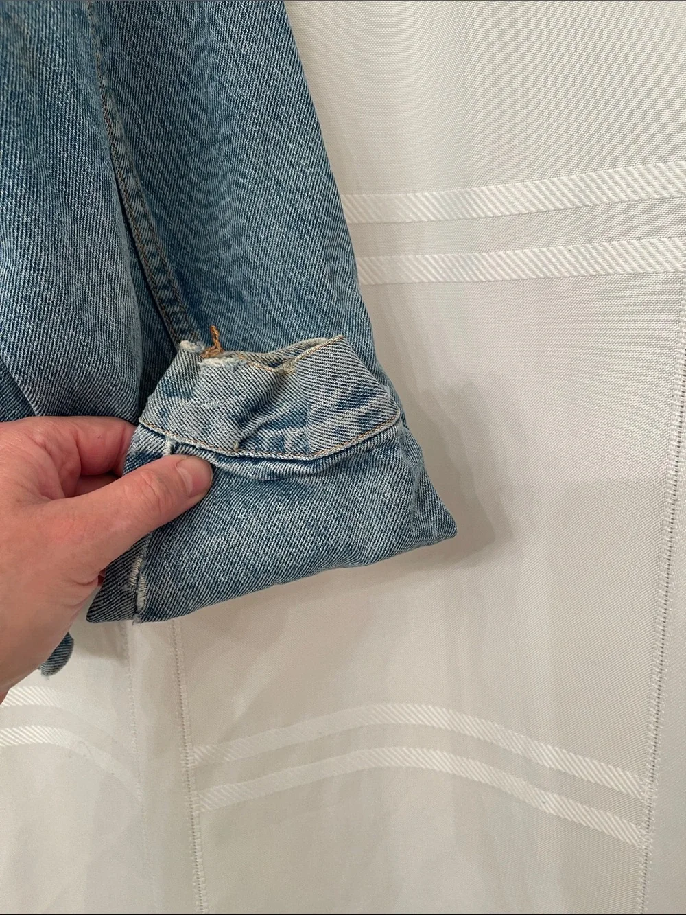 Arizona Jean Company Light Blue Denim Jacket - Picture 9 of 12